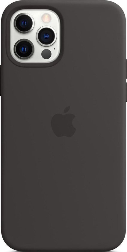 Apple Siliconenhoesje met MagSafe voor iPhone 12 (Pro) - Zwart