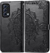 iMoshion Mandala Booktype Oppo Find X3 Lite hoesje - Zwart