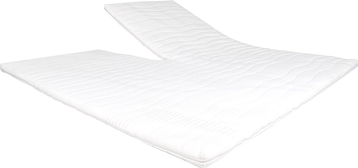 Splittopper - Splittopdekmatras - Nasa Hybrid Traagschuim 140x190 7 cm dik