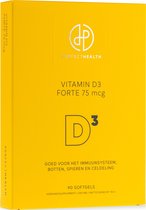 Perfect Health | Vitamine D3 Forte | Extra hoog gedoseerd | Kwartaalverpakking | 90 stuks | Goed voor botten, spieren en weerstand