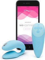 WE-VIBE Chorus Koppel Vibrator met Squeeze Control - Blauw - Duo Vibrator voor hem en haar - Oplaadbaar - met App Bediening