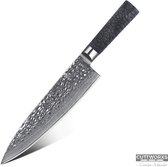 Cuttworxs - Flamewood - Evolution - Koksmes - Damast staal - Damascus staal