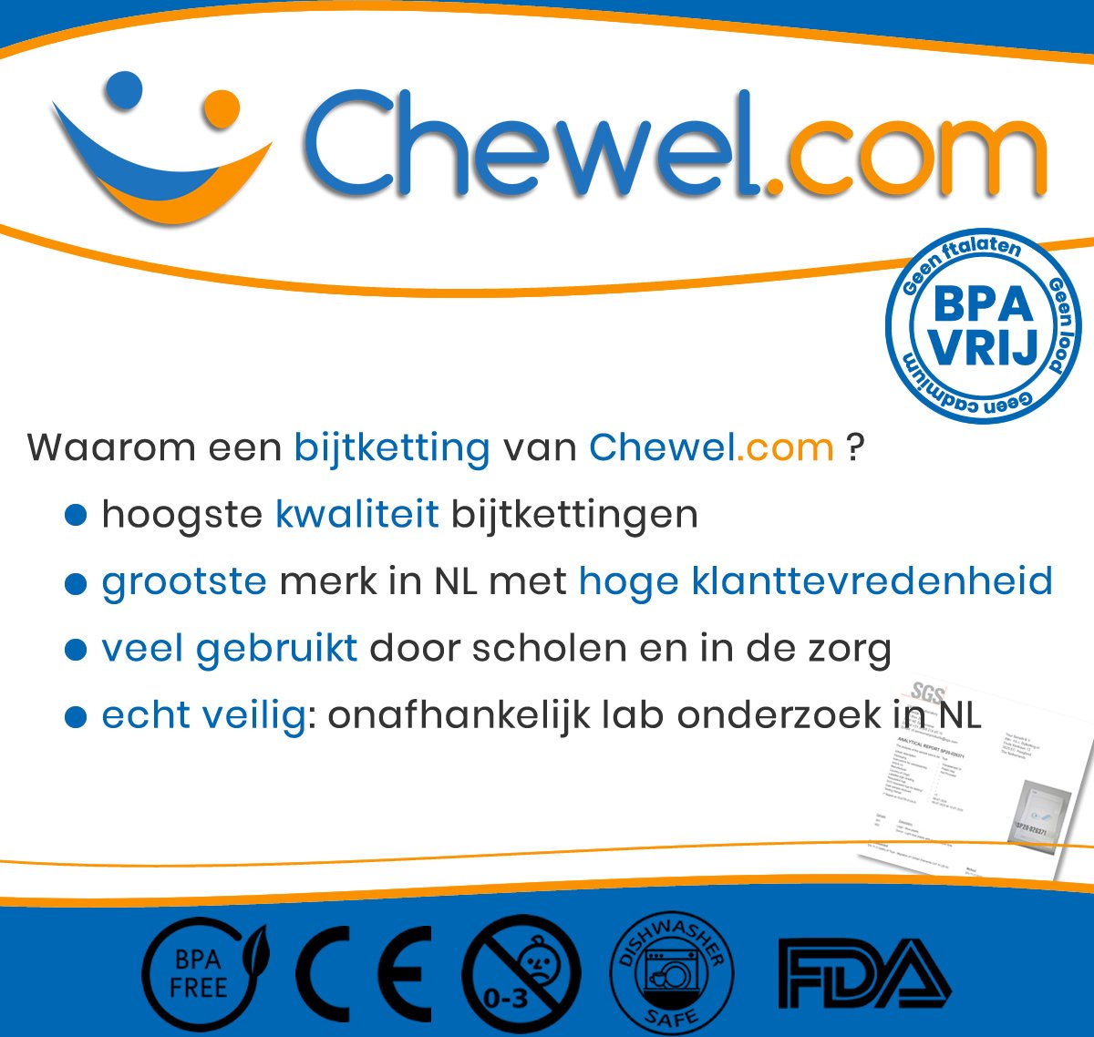Chewel® Bijtketting Unicorn Eenhoorn Regenboog Roze | Meer Rust en Concentratie op School/Thuis | Stop Nagelbijten en Overprikkeling | BPA vrij — afbeelding 4