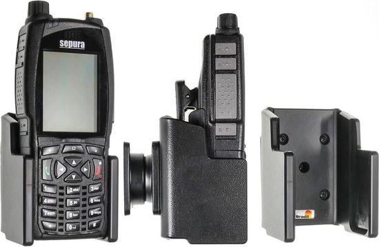 Brodit 511979 houder Passieve houder Tweewegsradio Zwart
