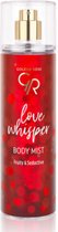 Golden Rose BODY MIST LOVE WHISPER ontspannende ingrediënten van natuurlijke en oorsprong VEGAN