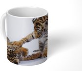 Mok - Tijger - Welp - Wit - 350 ML - Beker