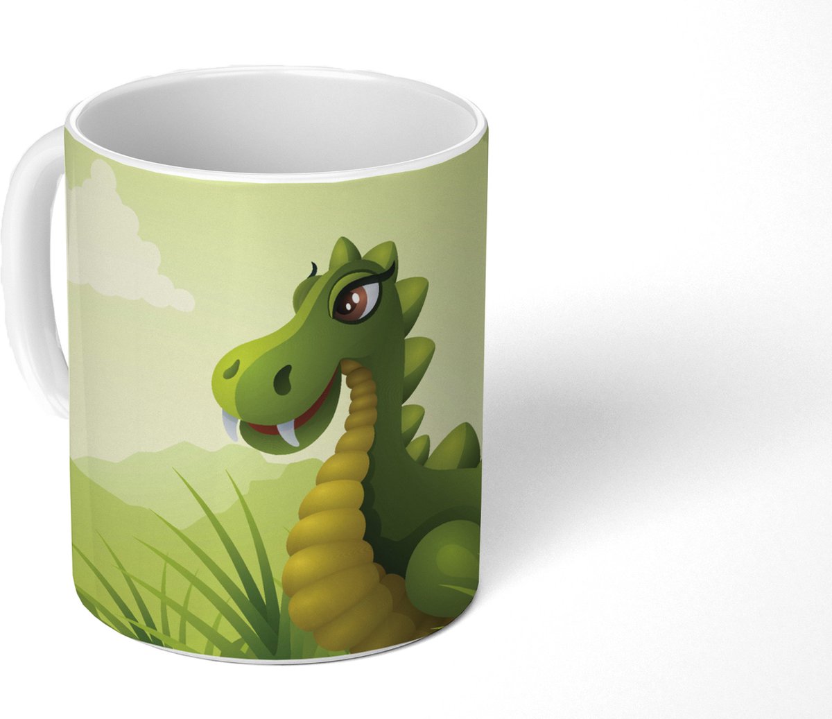 Mok - Dino - Bos - Tekening - 350 ML - Beker