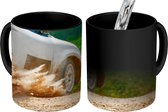 Magische Mok - Foto op Warmte Mok - Raceauto - Rally - Stof - Stenen - 350 ML