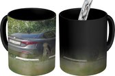 Magische Mok - Foto op Warmte Mok - Alfa Romeo - Auto's - Zwart - 350 ML
