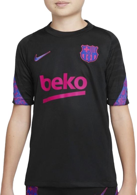 Vervormen Verbeteren lezer Nike FC Barcelona Strike Shirt Sportshirt - Maat 146 - Unisex -  zwart/roze/blauw | bol.com