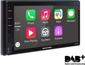 Macrom M-DL7000D - Autoradio Double Din avec Apple carplay, Androidauto, Dab+ et Bluetooth - Zwart