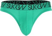 Sukrew - Classic String Paradise Groen - Maat S - Heren ondergoed - Mannen string