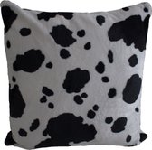 Sierkussen - Kussen-friendly Cow - Zwart En Wit - 30 Cm X 50 Cm