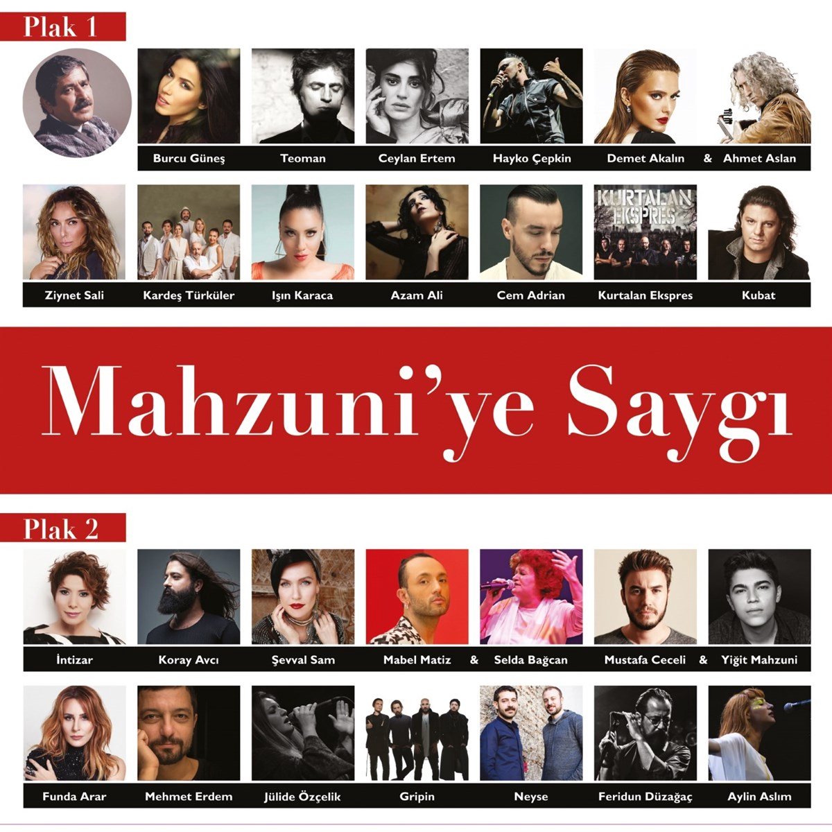 Cesitli Sanatcilar - Mahzuni'ye saygi - 2LPs