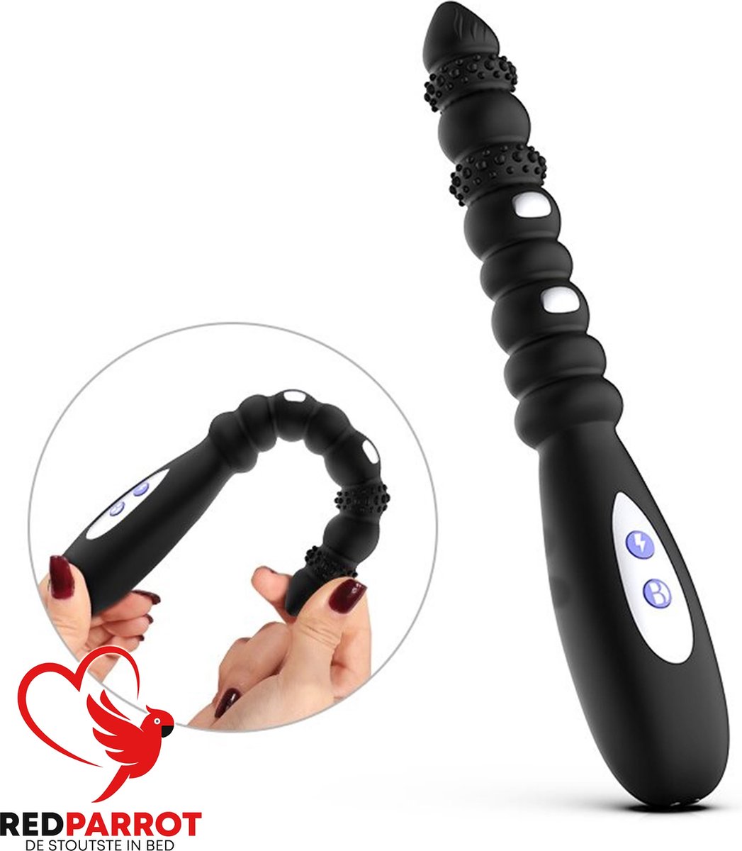 Goedkoopste E-stim buttplug schok vibrator - 10 trilstanden - 3 schok standen - Anale Elektrische stimulatie - Dildo - 15 CM Inbrenglengte