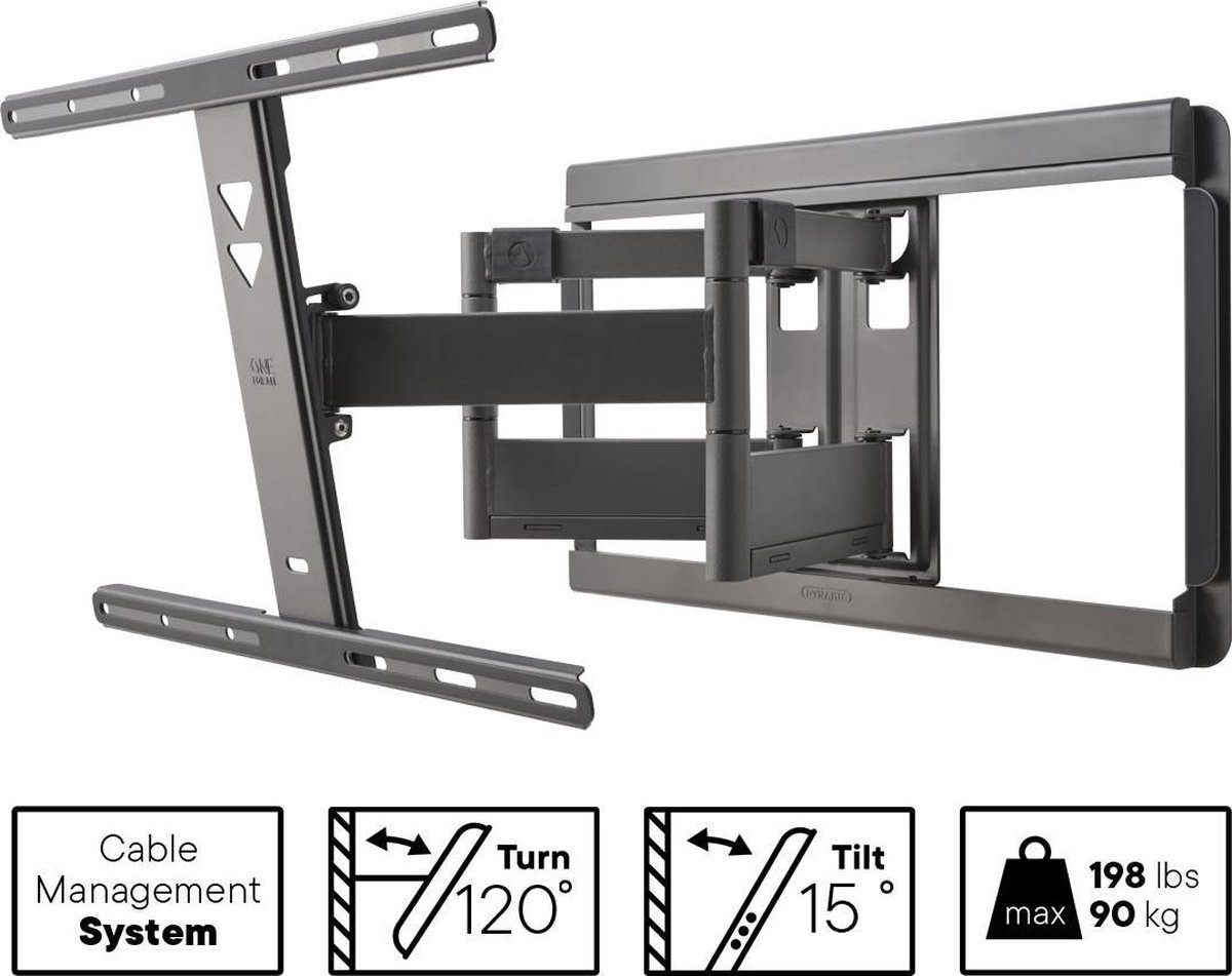 WM5660 Dynamic TV-beugel draaibaar - kantelbaar - 42-100 inch - VESA 600