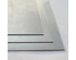 Staal vlakke plaat - 1mm, 500x200mm