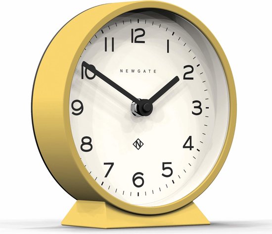 Newgate M Mantel Echo Clock in Yellow