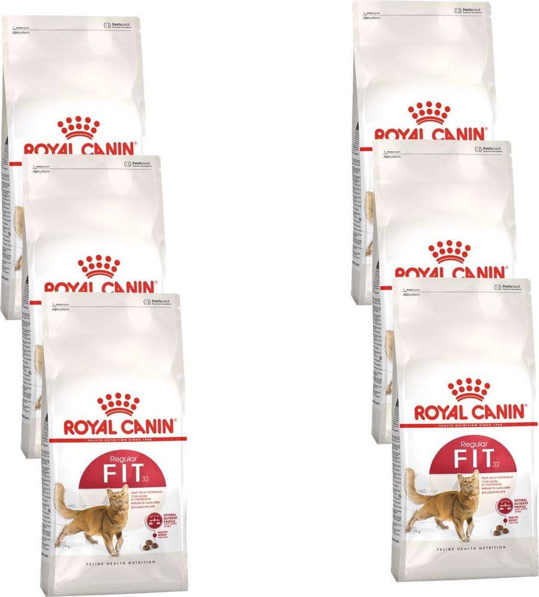 Royal Canin Royal Canin Fit 32 - Kattenvoer - 6 x 400 g