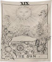 The Sun (Landscape) Wandkleed - Tarot Kaarten - Wanddecoratie Tarotkaart - 150x130CM