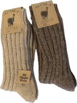 Wollen sokken alpaca - prijs per 2 paar