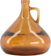 Balivie - Karaf - Cognac Kleurige karaf - Gerecycled Glas - Ø17,5X18cm