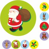 Stickervellen Kerst - 324 stickers 19 mm doorsnede - Kerst Knutsel Stickers - Beloningsstickers Feestdagen - Kerstkaarten Maken - Fotoboek Kerst Stickers - Scrapbooking Stickerdecoratie Kerstmis - Stickers Kerst