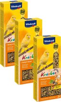 Vitakraft Kanarie Kracker 3 stuks - Vogelsnack - 3 x Honing