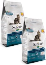 Schesir Cat Dry Hairball Kip - Kattenvoer - 2 x 1.5 kg