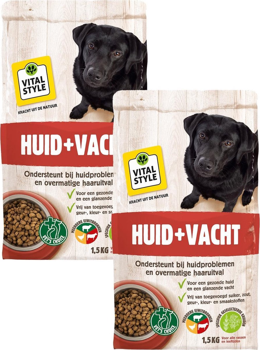 Vitastyle Vitaalcompleet Puppy & Junior Hondenvoer 2x 1.5kg