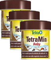 Tetra Tetramin Baby Bio Active - Nourriture pour poisson - 3 x 66 ml