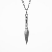 pendant ketting | zilver | stainless steel | unisex | ketting met bedel