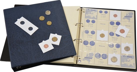 Hartberger Euromunten album Nederland 1999 t/m 2013 (Deel 1) - spaar alle Nederlandse Euromunten!