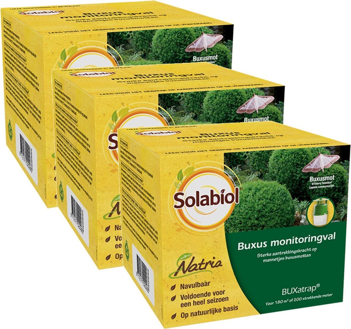Solabiol Natria Buxatrap Buxus Monitoringval - Insectenbestrijding - 3 x 1 stuk