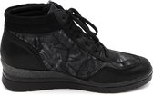 Remonte Dames Veterboot R0770-04 Zwart/Combi - Maat 39