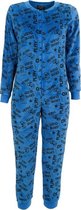 Outfitter jongens onesie fleece | MAAT 176 | Game | blauw