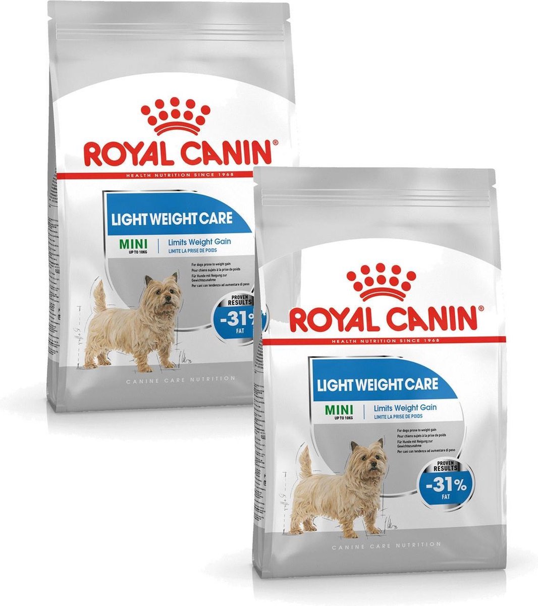Geneigd zijn Implicaties helaas Royal Canin Ccn Light Weight Care Mini - Hondenvoer - 2 x 3 kg | bol.com