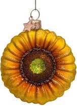 Ornament glass van Gogh sunflower H9cm w/box