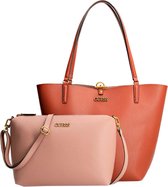 Guess Alby Toggle Tote whiskey/rose
