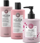 Maria Nila Luminous Colour Refresh Set Pink Pop | Colour Refresh Pink Pop 0.06 300 ml + Luminous Colour Shampoo 350 ml + Luminous Colour Conditioner 300 ml