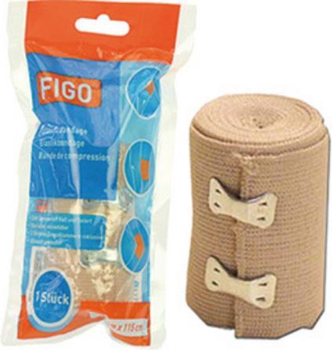 FIGO Elastic bandage 1 stuck 7,5 cm x 115 cm