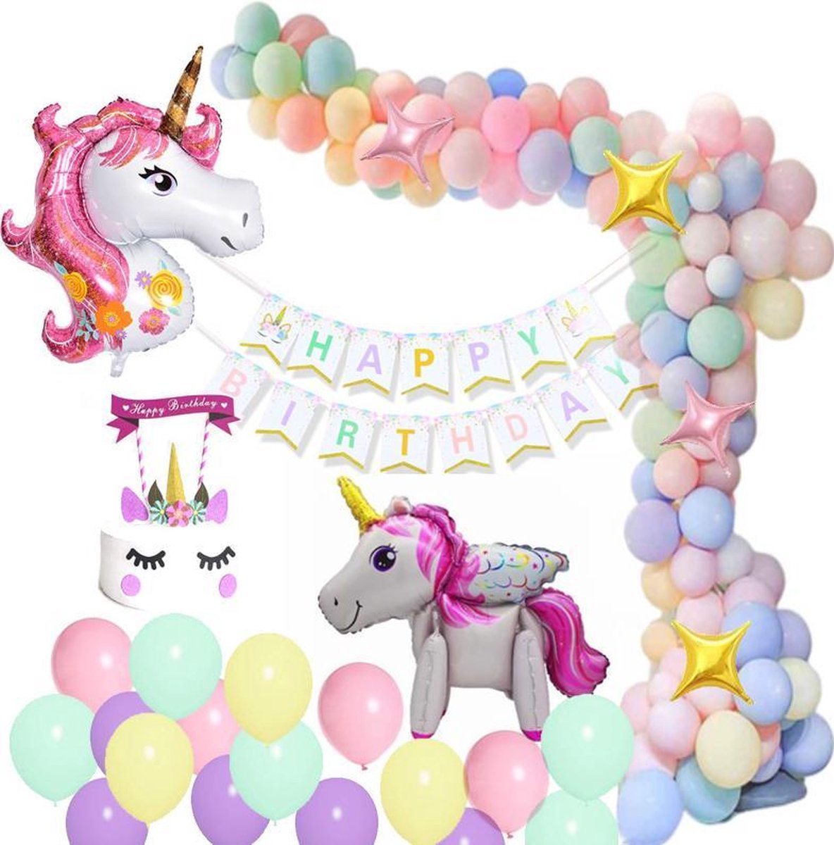 Décoration Anniversaire Horse 34 Pièces, Ballons d'anniversaire, Bannière  Joyeux Anniversaire, Décoration Gâteau, Thème, Fête d'anniversaire pour
