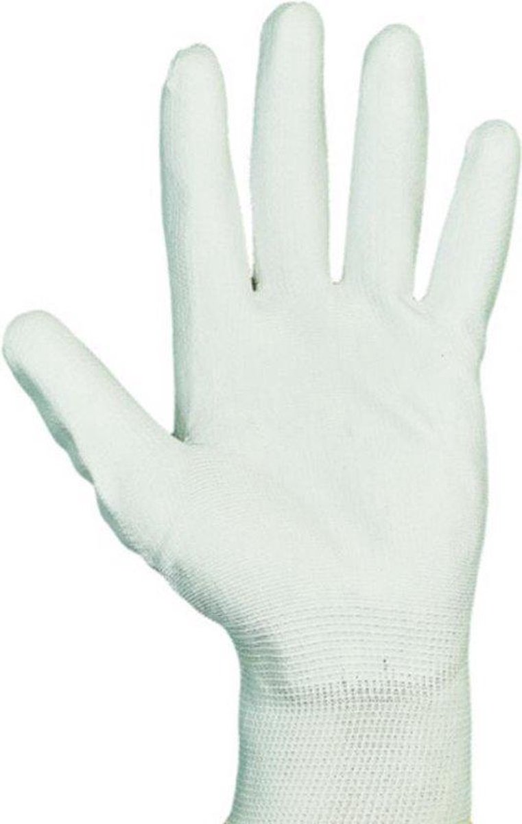 Schilders handschoenen maat M zeer geschikt voor fijn werk goede droge grip optimale vinger gevoeligheid