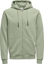 ONLY & SONS ONSCERES LIFE ZIP THR. HOODIE SWEAT NOOS Heren Vest - Maat S