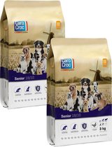 Carocroc Senior Granen&Gevogelte&Vlees - Hondenvoer - 2 x 3 kg