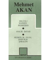 Toplu Oyunları 1 Hikâye i Mahmud Bedreddin / Analık Davası /