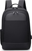 Zakelijke Multifunctionele Rugzak 15 Inch Laptop Vak - USB Poort Rugtas voor Werk, School of Reizen - Waterdichte Tas voor Heren/Dames - Backpack - Zwart