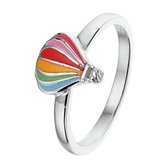 The Kids Jewelry Collection Ring Luchtballon - Zilver