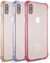 Tikawi® Lot 3 IPhone 7/8 (4.7 ') Hoesjes [Blauw - Goud - Rood] Zachte gel [Hoge bescherming] [Anti-kras] [Dun en licht]