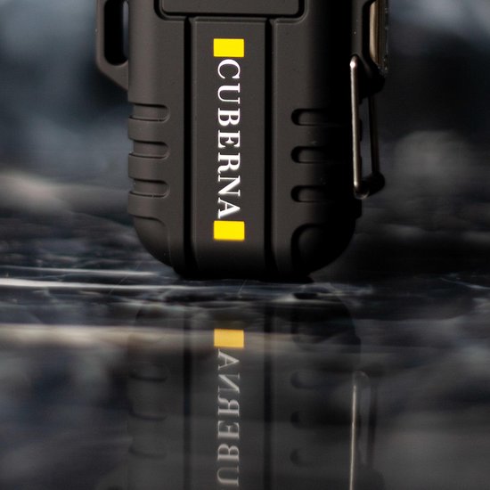 LcFun Electric Plasma Lighter, Waterproof, Windproof Rechargeable with Emergency Whistle for Camping, Survival, Tactical Survival Gear (Black